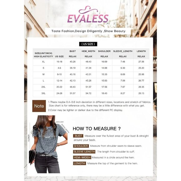 Womens Casual Polka Dot Tops Crewneck Short Sleeve T Shirts Fashion Loose Fit - Picture 6 of 6